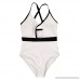 Coco-Z Women's Solid Swimsuit Hollow Swimwear Bathing Monokini Push Up Padded Beach Sports Bikini Beachwear White B07P7S98DK